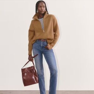 Everlane Half-Zip Sweater Luxe Merino